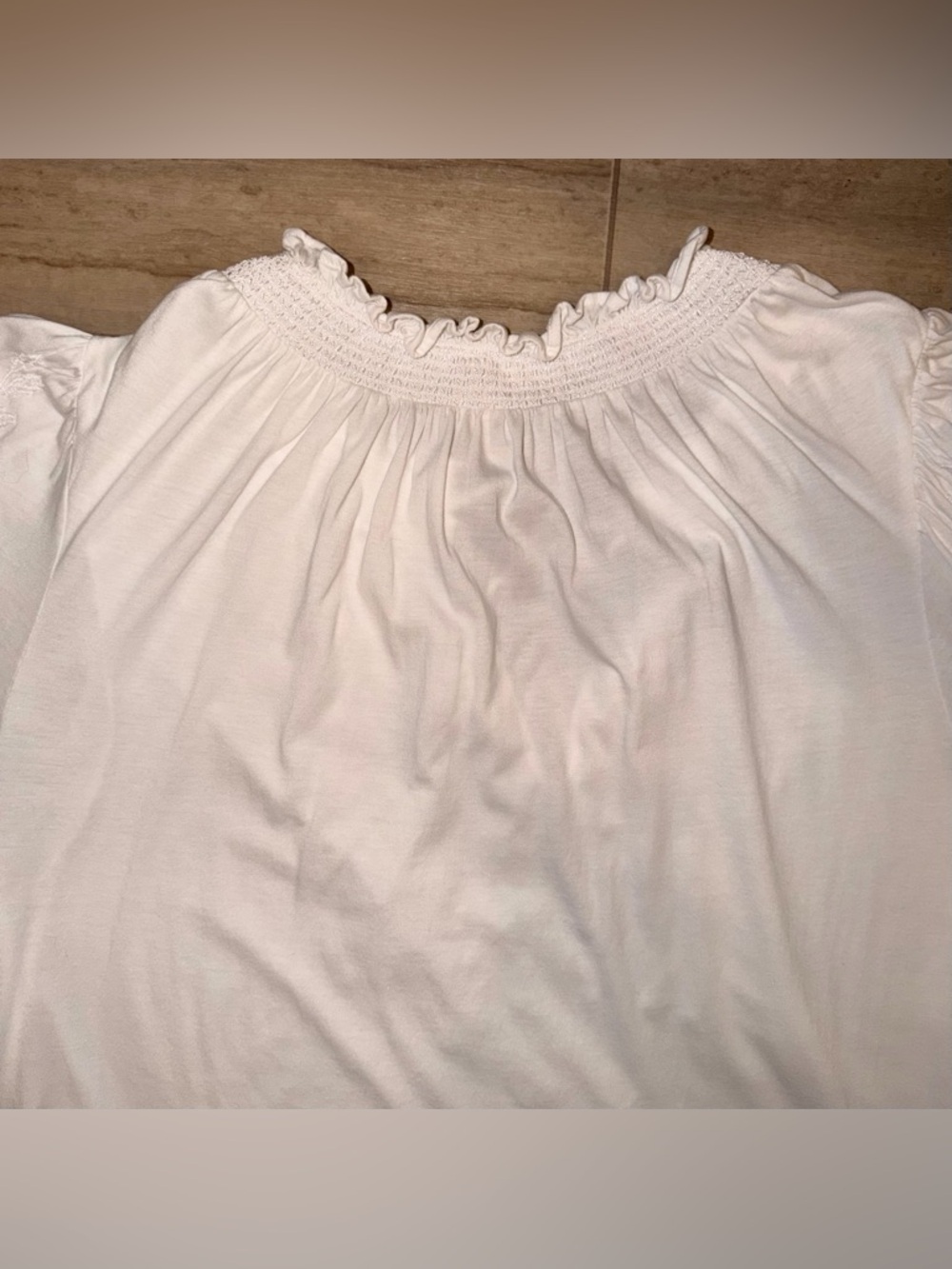 Lauren Ralph Lauren Embroidered Jersey Puff-Sleeve Top/ Blouse Women’s Size 2X - Picture 12 of 16
